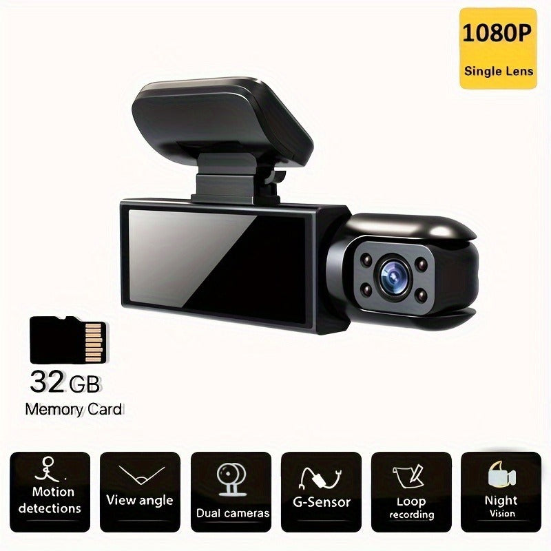 Dash Cam M8 With 32G Memory Card, Self-driving Commuting Full Scene Adaptation, Car Owners Must-have
