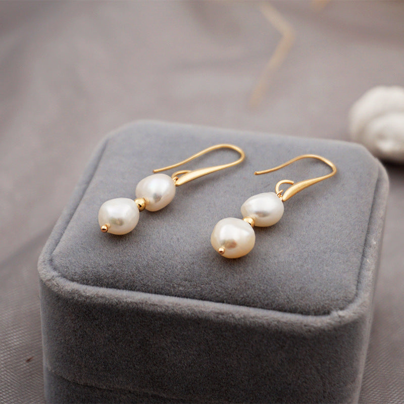 Baroque Freshwater Pearl Necklace Bracelet Earrings Set