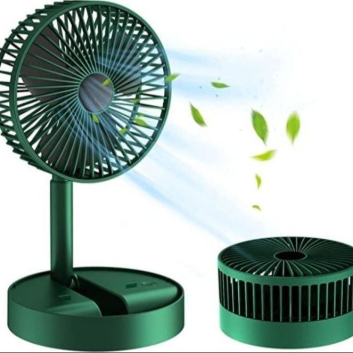 Rechargeable folding fan