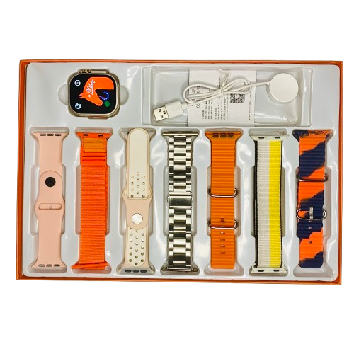 Buy 1 Get 1 Free - 7 in 1 Ultra Smartwatch + M10 Earbuds Bundle