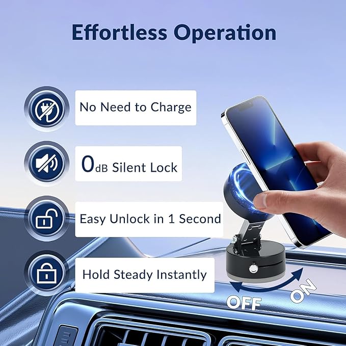 Vacuum Magnetic Phone Grip