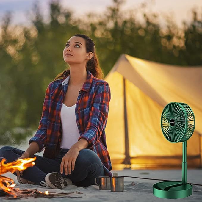 Rechargeable folding fan