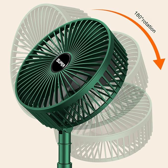 Rechargeable folding fan